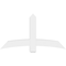 Ekena Millwork Bellingham Architectural Grade PVC Gable Bracket, 60"W x 32 1/2"H x 6"D x 6"F, 13/12 Pitch GBP060X33X0606BEL00 - alternate 5